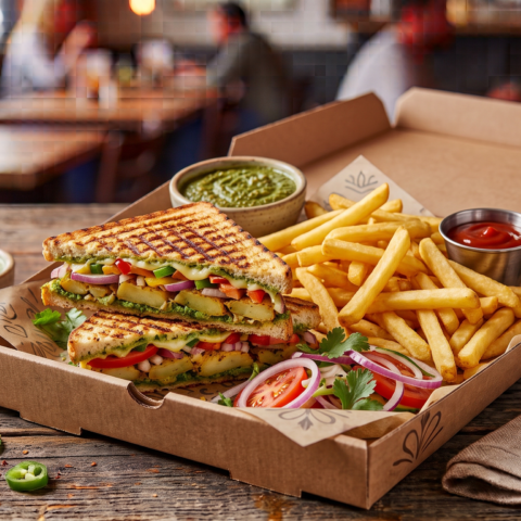Bombay Grilled Sandwich Meal