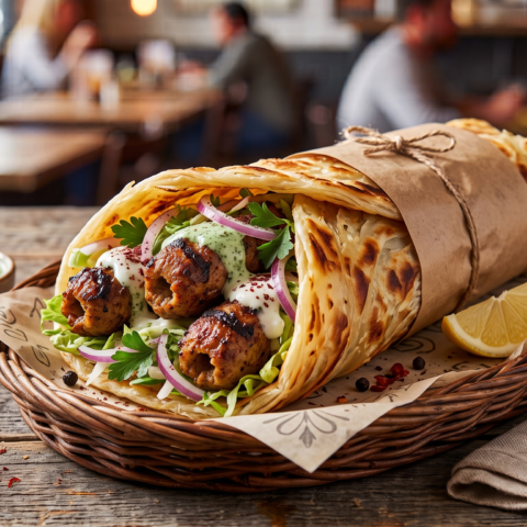 Paratha Kebeb Roll