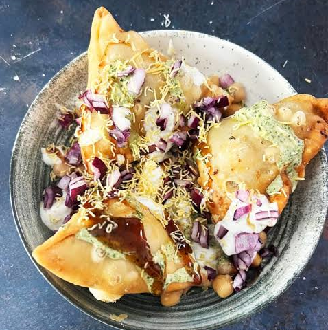 Loaded Samosa Chaat